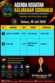 AGENDA 28 JULI 2026